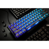 Ducky one 3 mini aura rgb mekanisk tastatur (sort, us-layout (qwerty), cherry mx brown, 60%, abs double shot, hot swap)