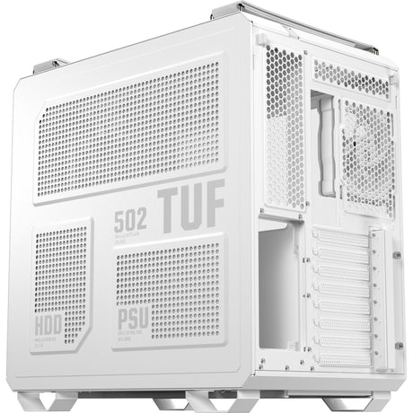 Asus tuf gaming gt502 horizon argb midi tårnhus (hvid | 3x usb-a | 1x usb-c | hærdet glas)