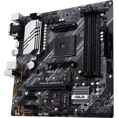 Asus Prime B550M-A Socket AM4 bundkort (RAID, GB-LAN, lyd, µATX)