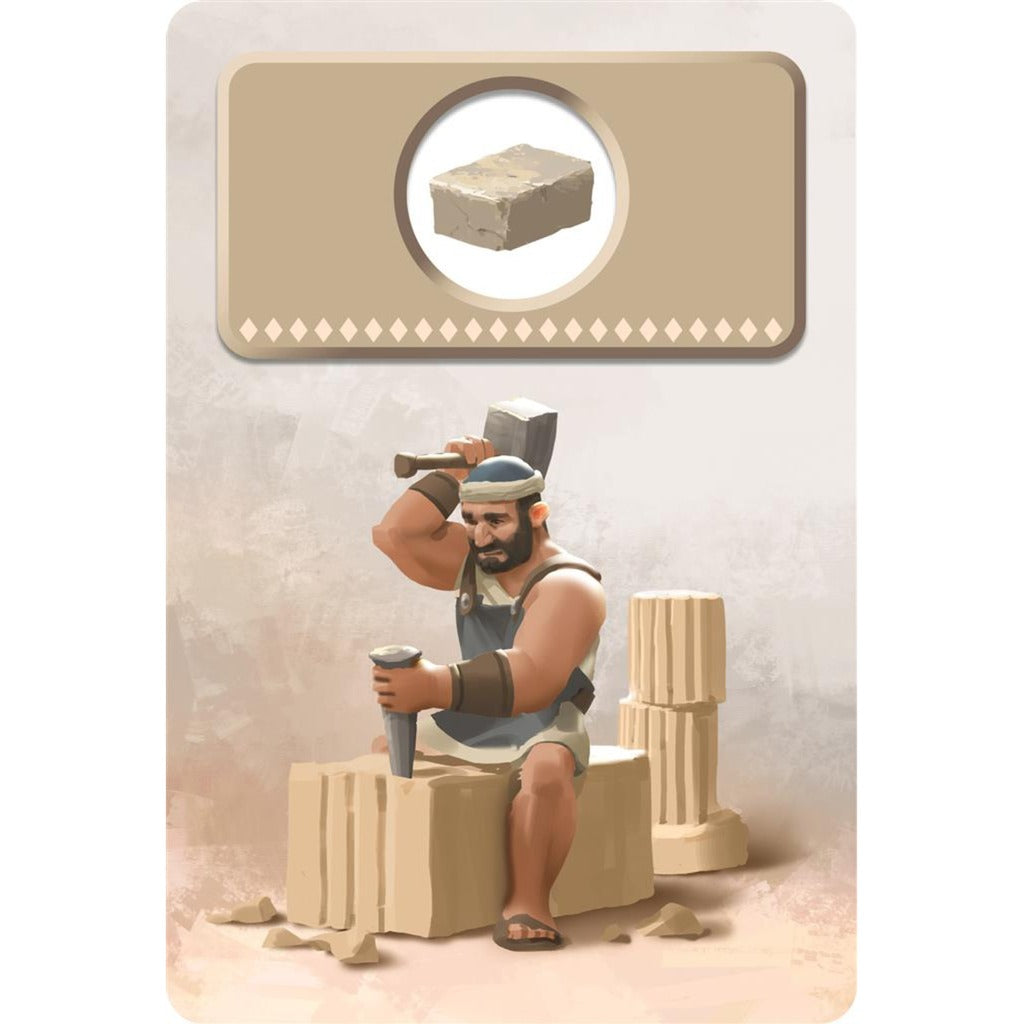 Asmodee 7 wonders: arkitekter brætspil (hollandsk, 2 - 7 spillere, 25 minutter, fra 8 år)