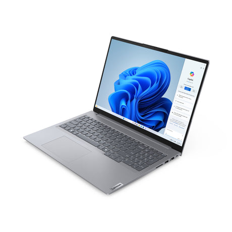 Lenovo Thinkbook 16 gen 7 (21mw0081mh) 16 bærbar (grå | ryzen 5 7535hs | radeon 660m | 16 GB | 512 GB SSD)