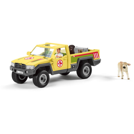 Schleich farm world play figur sæt dyrlæge besøg på farmen