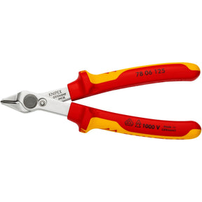 Knipex elektronisk super Knips® VDE 78 06 125 elektroniktang (rød gul)