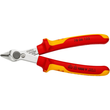 Knipex elektronisk super Knips® VDE 78 06 125 elektroniktang (rød gul)