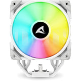 Sharkoon a50 rgb cpu køler (hvid, 4-benet pwm blæserstik)