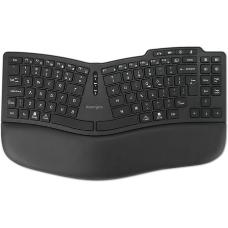 Kensington pro fit ergo kb675 eq tkl genopladeligt tastatur (sort, eu-layout (qwerty), membran, 80% (tkl), bluetooth, 2,4 ghz)
