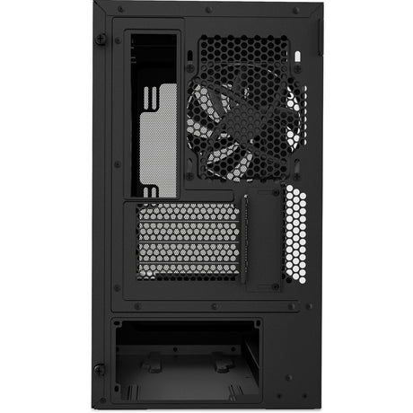 Nzxt h3 flow midi tårnhus (sort (mat) | 1x USB-A | 1x USB-C | hærdet glas)