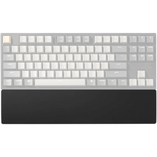 Keychron Silikone håndledsstøtte til K8 K8 Pro K8 Max C1 C1 Pro L4 håndledsstøtte (sort)