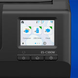 Epson es-c320w kompakt a4 dokumentscanner med wi-fi-forbindelse og u-sti (sort, a4, a5, a6, b5)