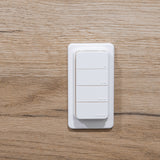 Shelly blu rc button 4 zb afstandsbediening (wit, bluetooth 5 (le), zigbee)