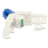Delock rj45 stik cat.6a utp værktøjsfrit stik (hvidt, 2 stk.)
