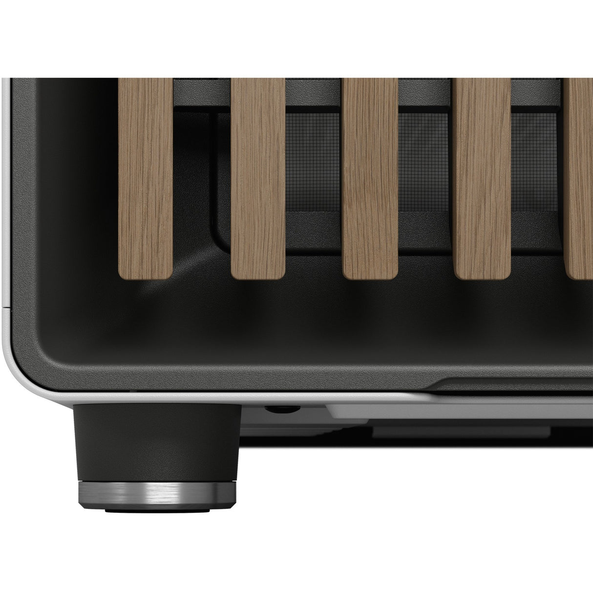 Fractal design nord midi tårnhus (hvid træfarve | 2x USB-A | 1x USB-C | hærdet glas)