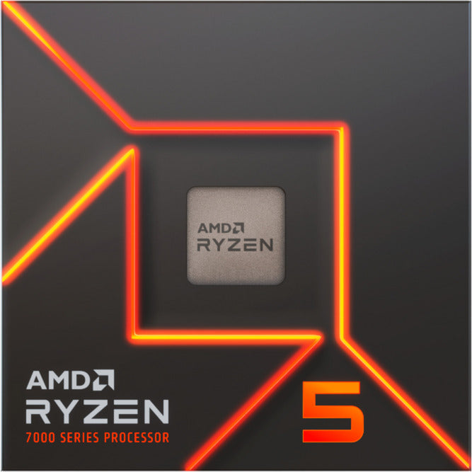 AMD Ryzen 5 7400, 3,7 GHz (4,7 GHz Turbo Boost) socket AM5-processor (ulåst, i æske)