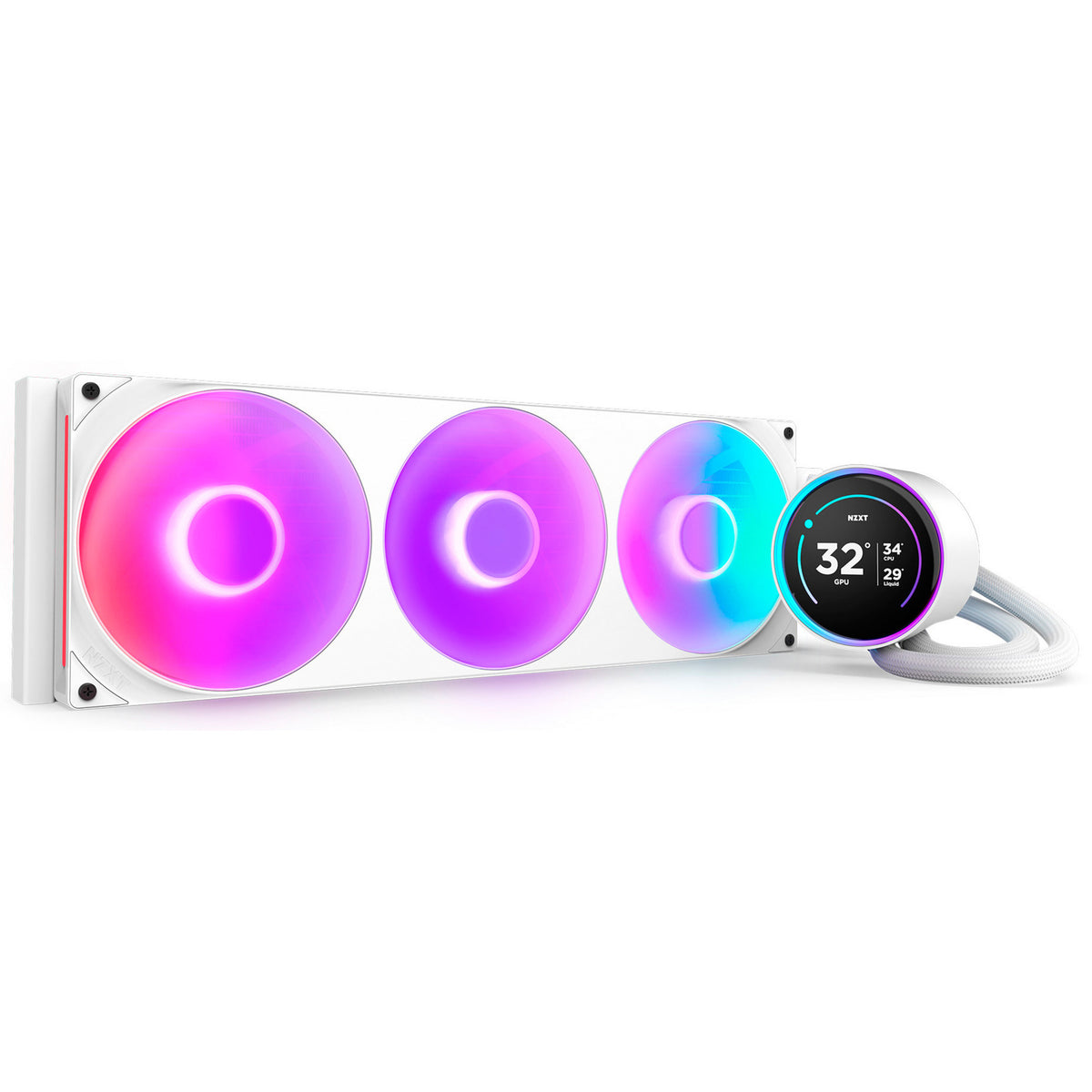 NZXT Kraken Elite 420 RGB Vandkøling (hvid)