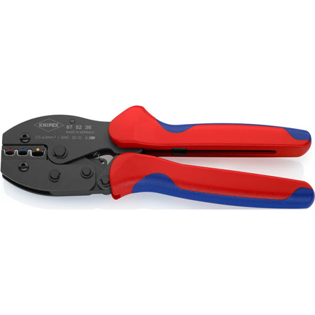Knipex preciforce 97 52 36 sb crimptang (rød blå, stripping, crimping 0,5 - 6,0mm²)