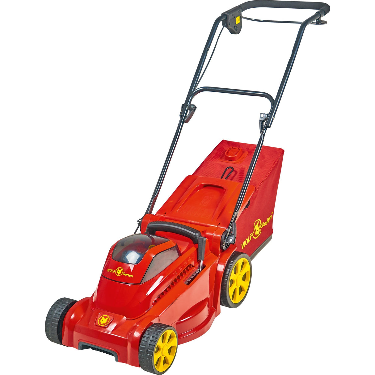 Wolf-garten Lycos 40 340 m 40 li-ion batteri plæneklipper (rød, batteri inkluderet)