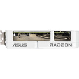 Asus Radeon RX 9060 XT Dual White Edition 16 GB grafikkort (hvidt, RDNA4, GDDR6, 2x Display Port, 1x HDMI 2.1)