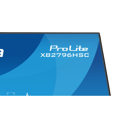 Iiyama prolite xb2796hsc-b1 27 skærm (sort (mat), 144 Hz, HDMI, USB-C, lyd)