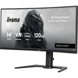 Iiyama G-Master Black Hawk GCB3482WQSU-B1 34 buet Ultrawide Gaming Monitor (sort, 2x HDMI, Display Port, 2x USB-A, USB-B, 2x USB-C, 120 Hz)