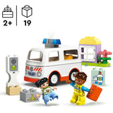 Lego Duplo Town 10447 ambulance med chauffør