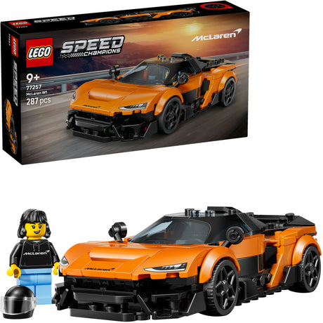 Lego ® speed champions mclaren w1 – de echte supercar met 1 minifiguur - raceauto - 77257
