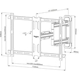Neomounts select wl40s-850bl16 tv vægbeslag montering (sort)