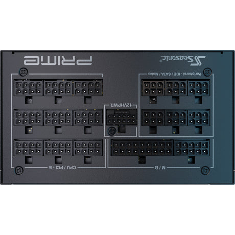 Seasonic Prime TX-1300 modulær 1300 watt strømforsyning (sort, 1x 12vhpwr, 6x pcie)