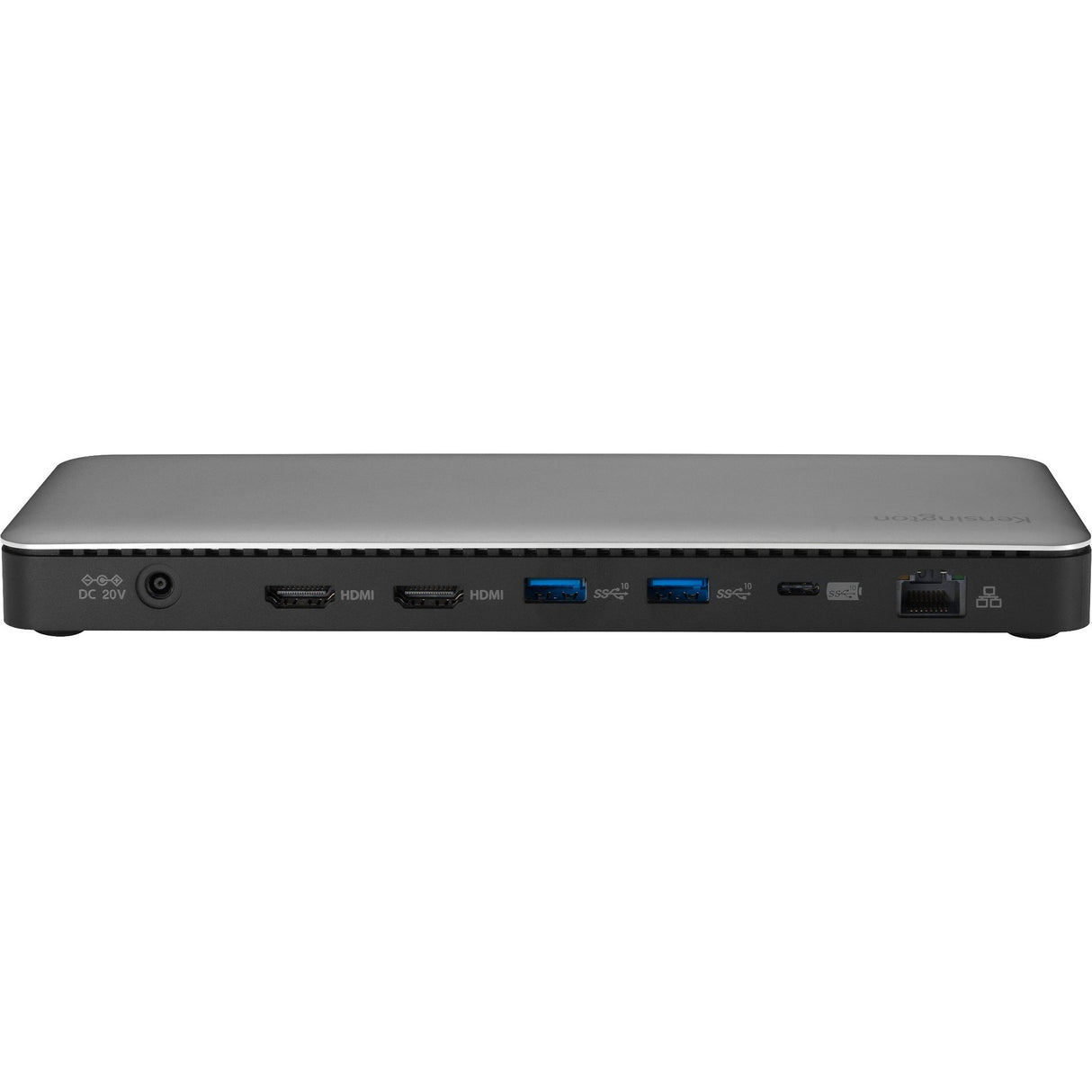 Kensington SD5760t dockingstation (sølvsort, Thunderbolt 4, USB-C, USB-A, HDMI, PD)