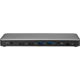 Kensington SD5760t dockingstation (sølvsort, Thunderbolt 4, USB-C, USB-A, HDMI, PD)