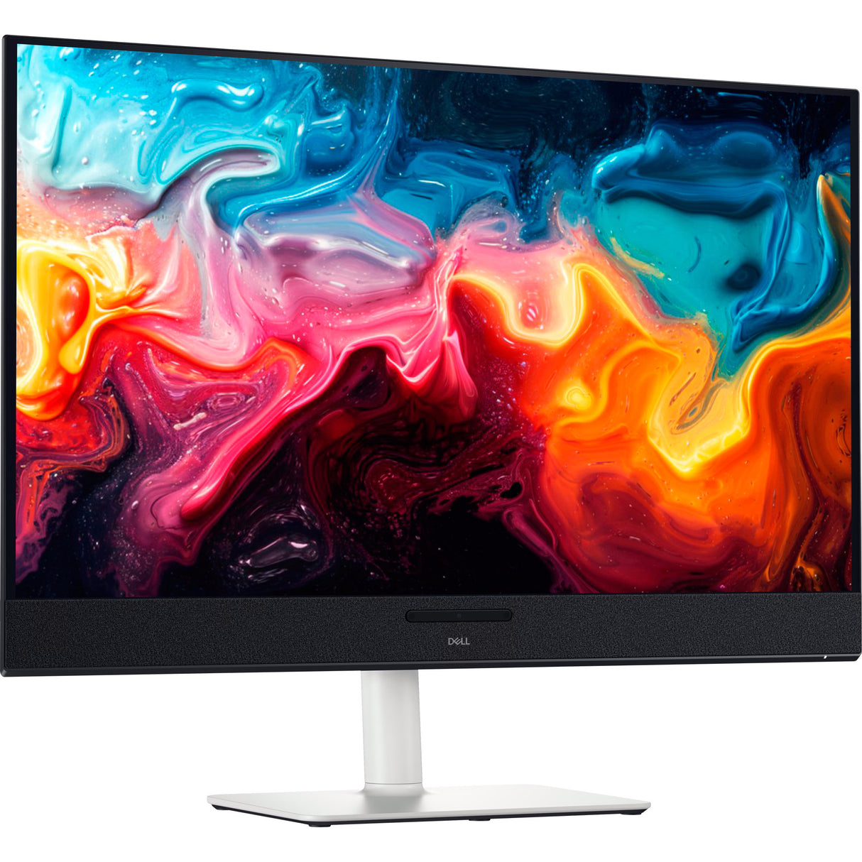 Dell S3225QC 32 4K UHD-skærm (sølv, HDMI, 3x USB-C, 120 Hz)