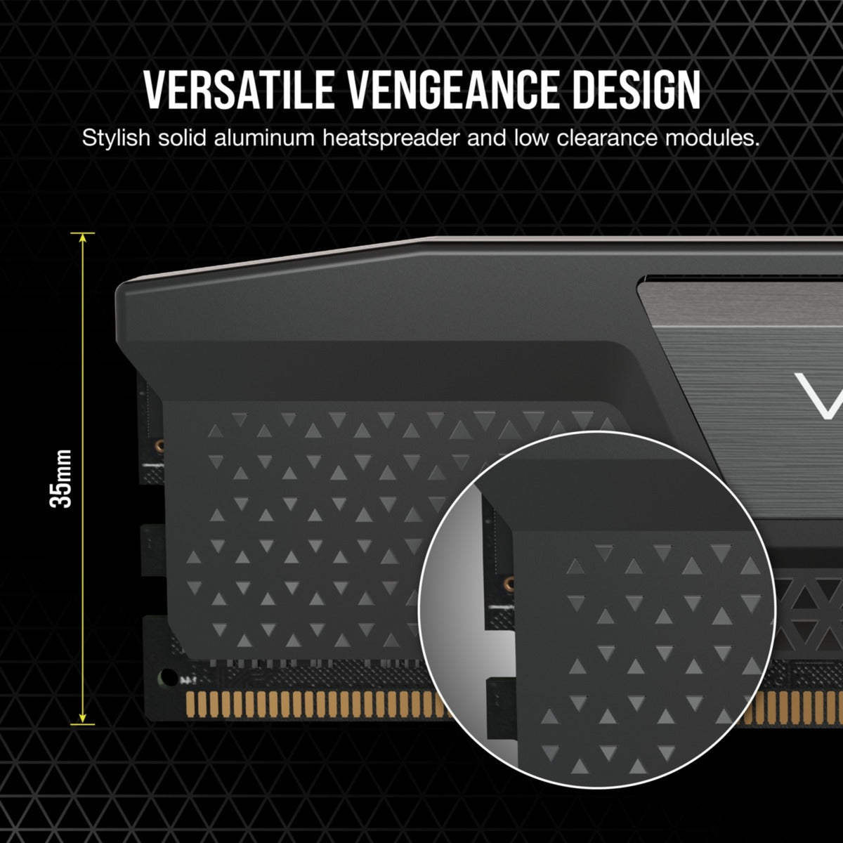 Corsair Vengeance 32 GB DDR5-4800 (2x 16 GB) RAM (sort, cmk32gx5m2a4800c40, xmp 3.0)