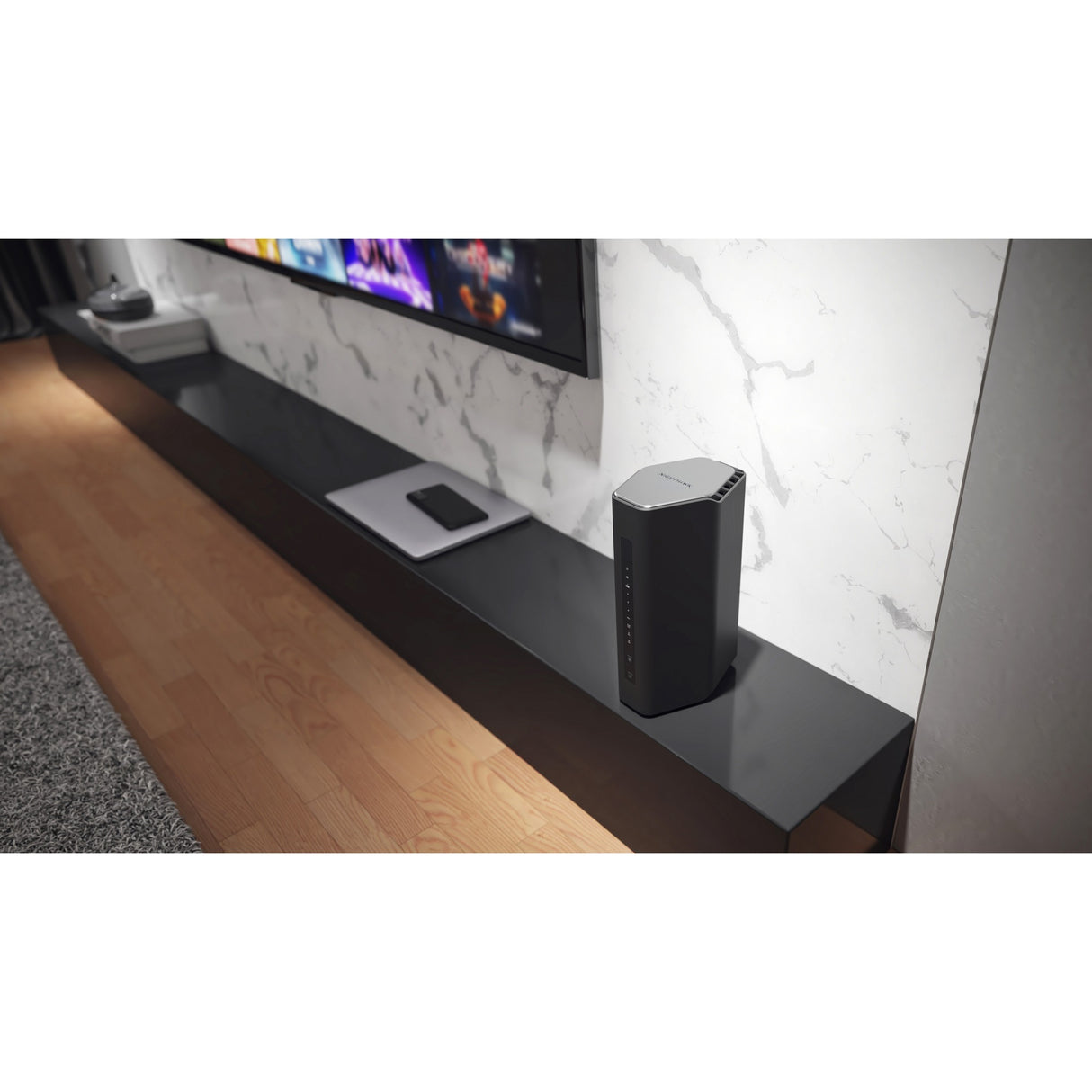 Netgear nighthawk wifi 7 router rs500 (sort)