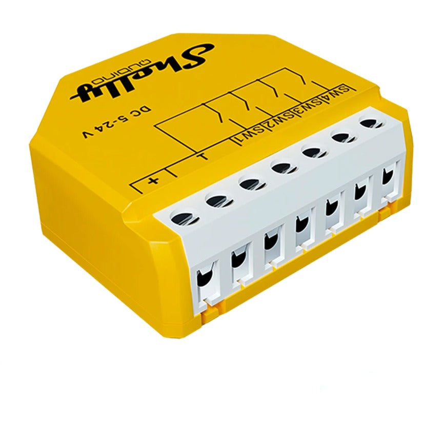 Shelly qubino wave i4 dc switch (gul)