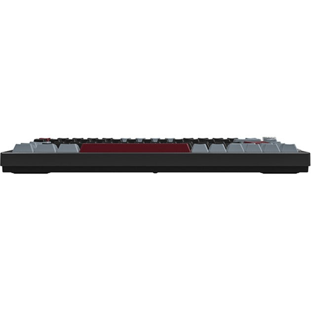 Montech mkey pro darkness rgb mekanisk tastatur (sort, us-layout (qwerty), gateron g pro gul, 75%, hot-swappable, rgb, double-shot pbt, usb-c | 2,4 ghz | bluetooth 5.2)