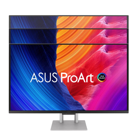 Asus proart-skærm pa27ucdmr 26.5 4k uhd-skærm (sølv, hdmi, displayport, usb-a, usb-c, 2x thunderbolt 4)