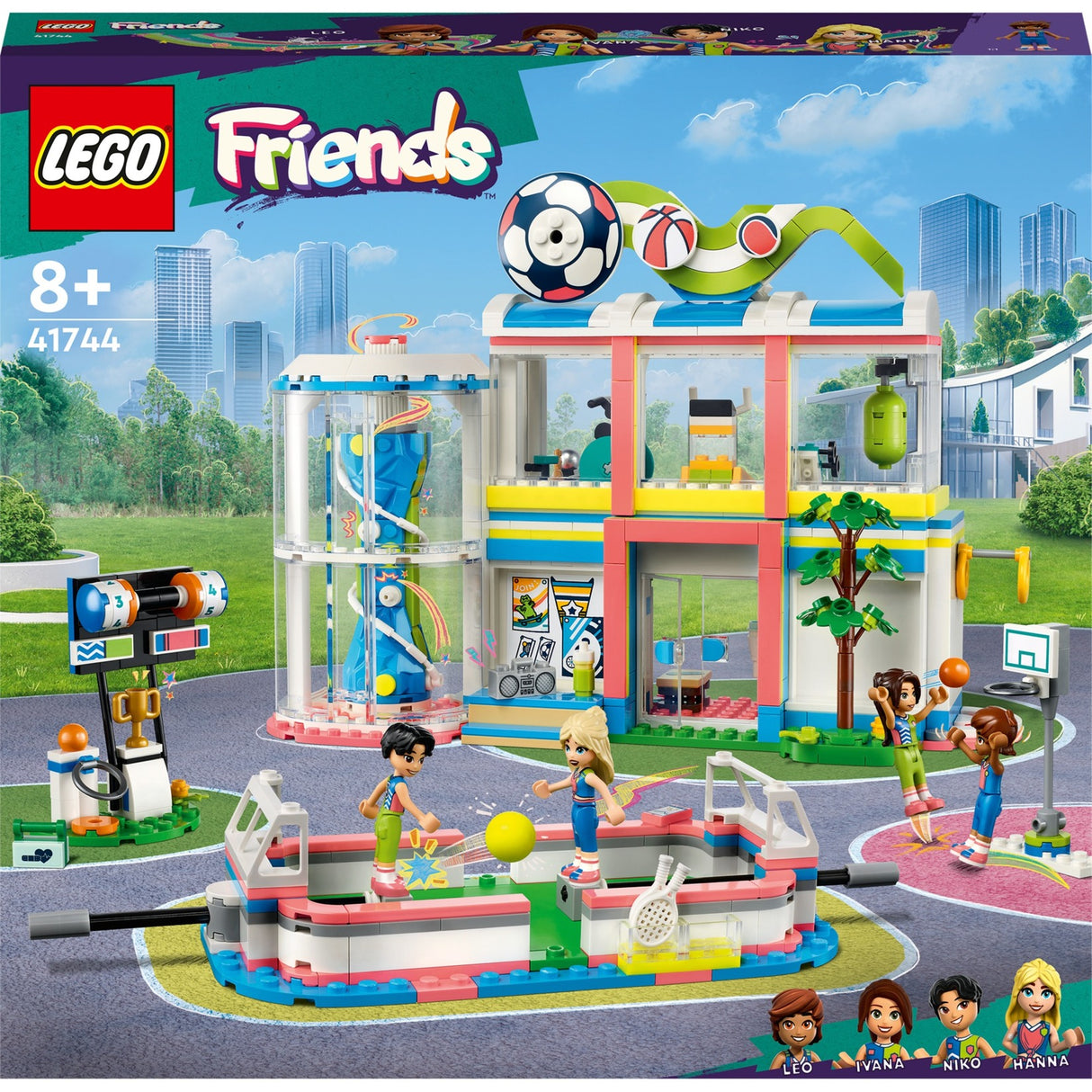 Lego venner - byggelegetøj til sportscenter (41744)