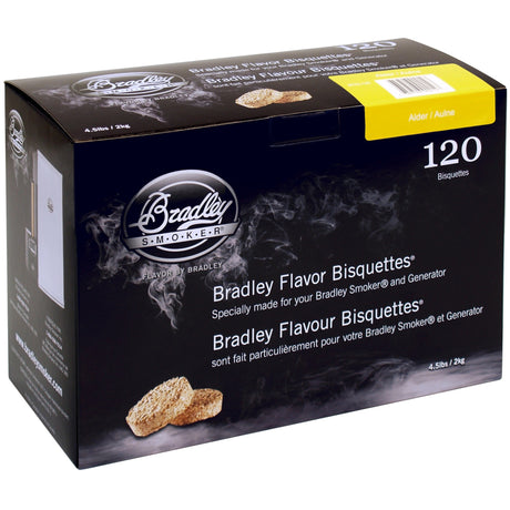 Bradley el træbriketter rygende træ (120 stk.)