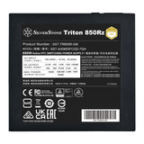 Silverstone triton 850rz modulær 850 watt strømforsyning (sort, 1x 12v-2x6, 3x pcie)
