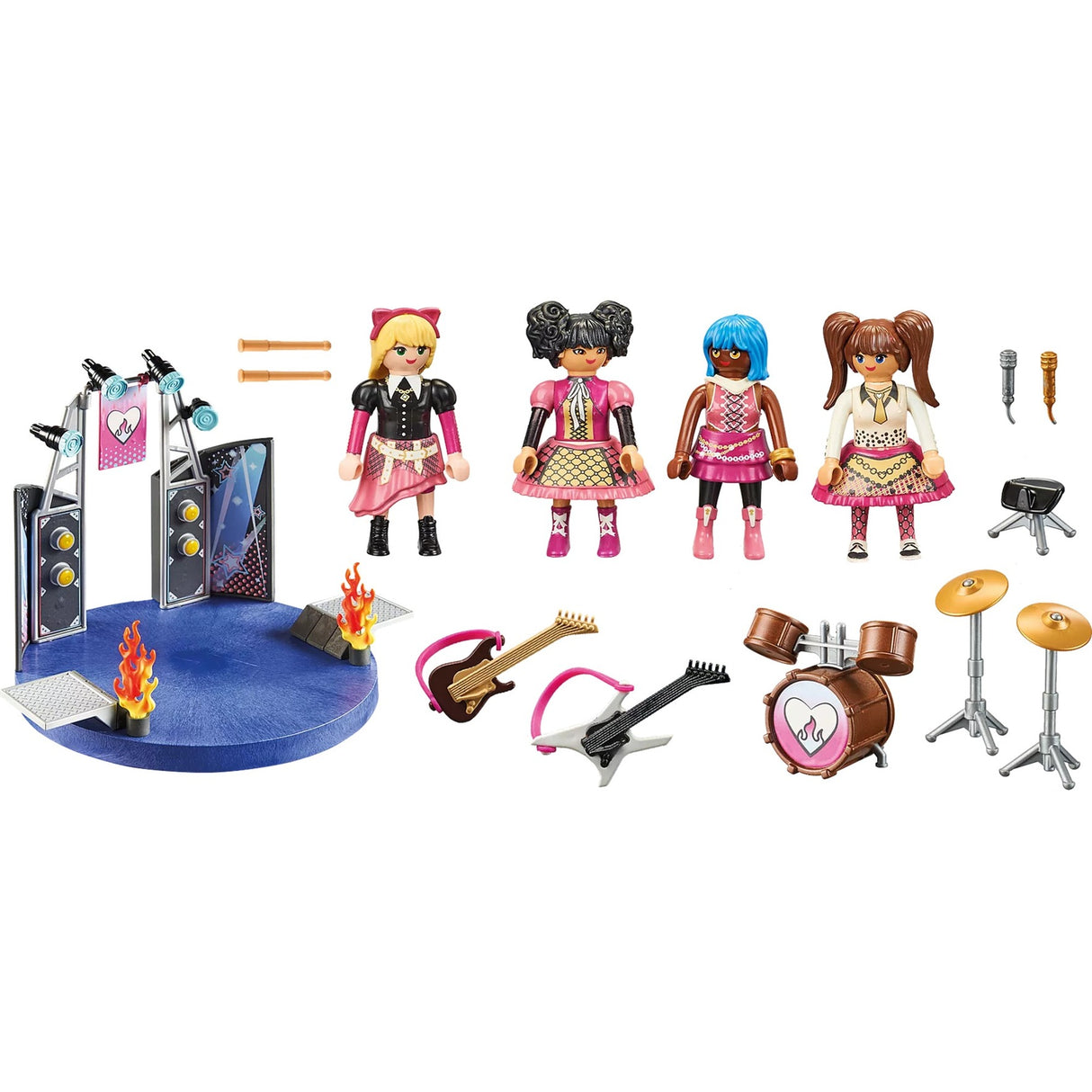 Playmobil city life - dækkonstruktionslegetøj (71042)