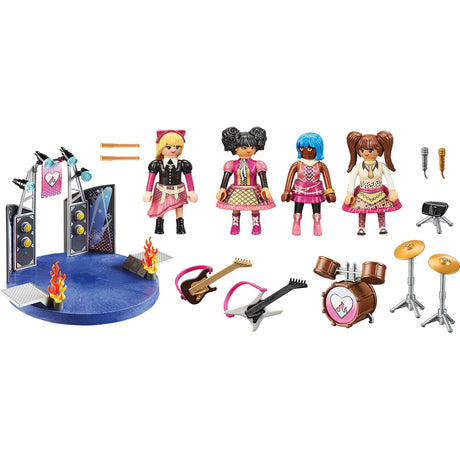 Playmobil city life - dækkonstruktionslegetøj (71042)