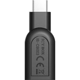 Icy Box IB-CB003 USB 3.0 Type-C-stik til USB 3.0 Type-A-adapter (sort)