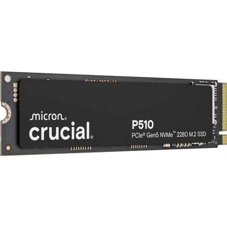 Crucial p510 1 tb ssd (zwart, ct1000p510ssd8, pcie 5.0)