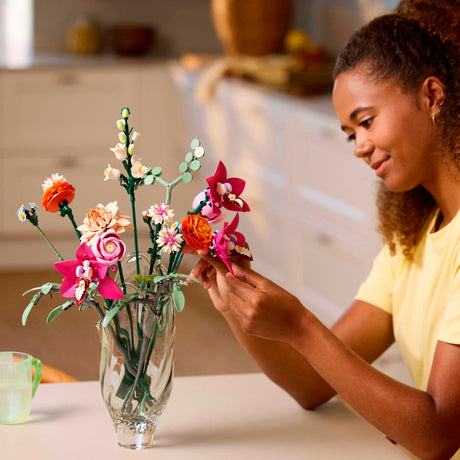 Lego botanicals pink buket - blomsterdekoration - 10342
