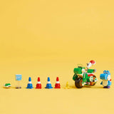 Lego super mario - mario kart - yoshi-crosser byggelegetøj (72031)