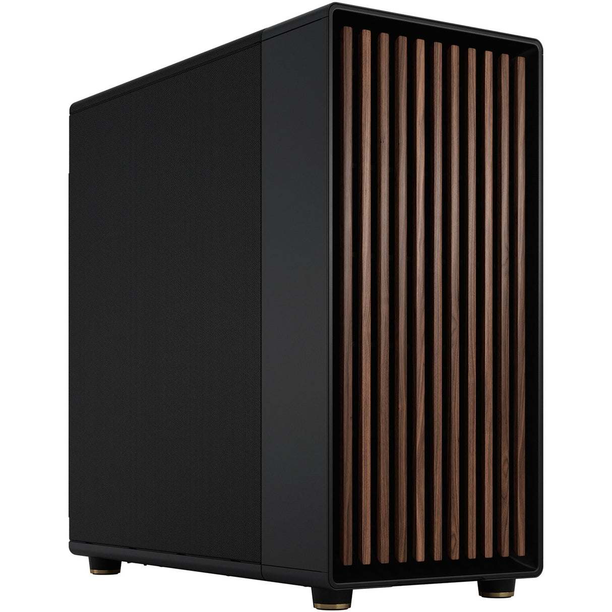 Fractal design nord xl midi tårnhus (sort træfarve | 2x USB-A | 1x USB-C)