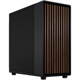 Fractal design nord xl midi tårnhus (sort træfarve | 2x USB-A | 1x USB-C)