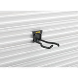 Stanley track wall - krog til haveredskabsholder (sort)