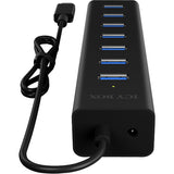 Icy box ib-hub1700-c3 usb hub (sort)