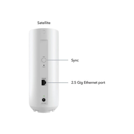 Netgear Orbi 370 Series Dual Band WiFi 7-mesh udvidelsessatellitnet-router (hvid)