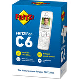 Fritz! fon c6 internationalt håndsæt (hvid)